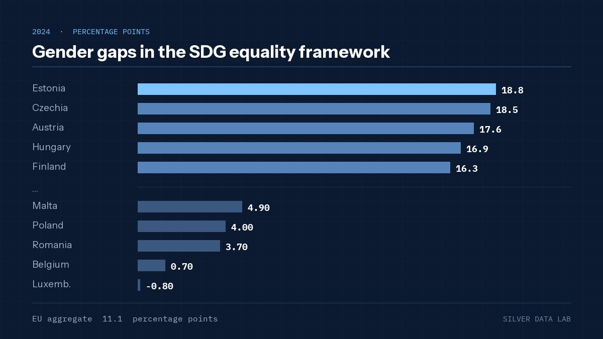 Gender gaps in the SDG equality framework